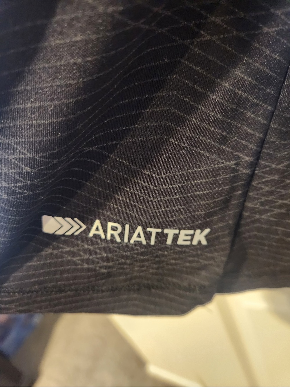 AriatTek Men's Black Quarter-Zip Performance Jacket - Picture 5 of 5